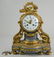 French bronze and marble shelf clock, Japy Freres, Levy