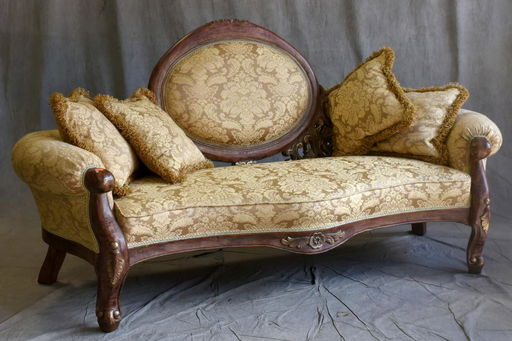 Cameo Back Victorian Style Sofa