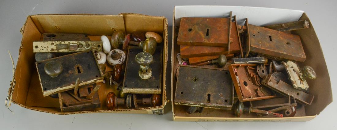 Lot of Hardware Including Doorknobs and Locks: Lot of Hardware Including Doorknobs and Locks