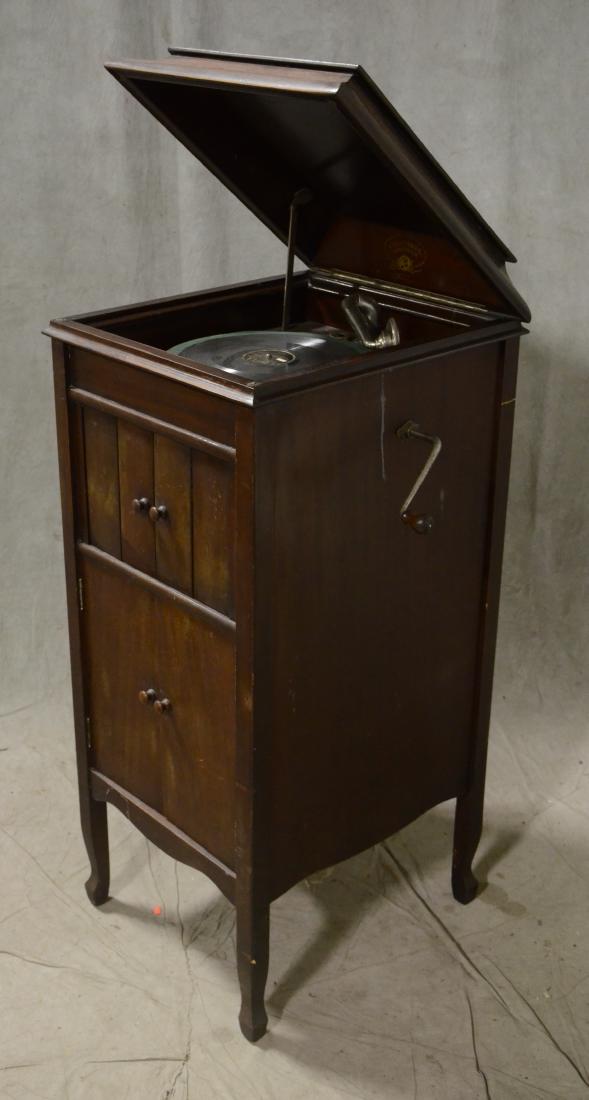 Mahogany Columbia Grafonola victrola: Mahogany Columbia Grafonola victrola, 41-1/2"h x 20"w x 18"d