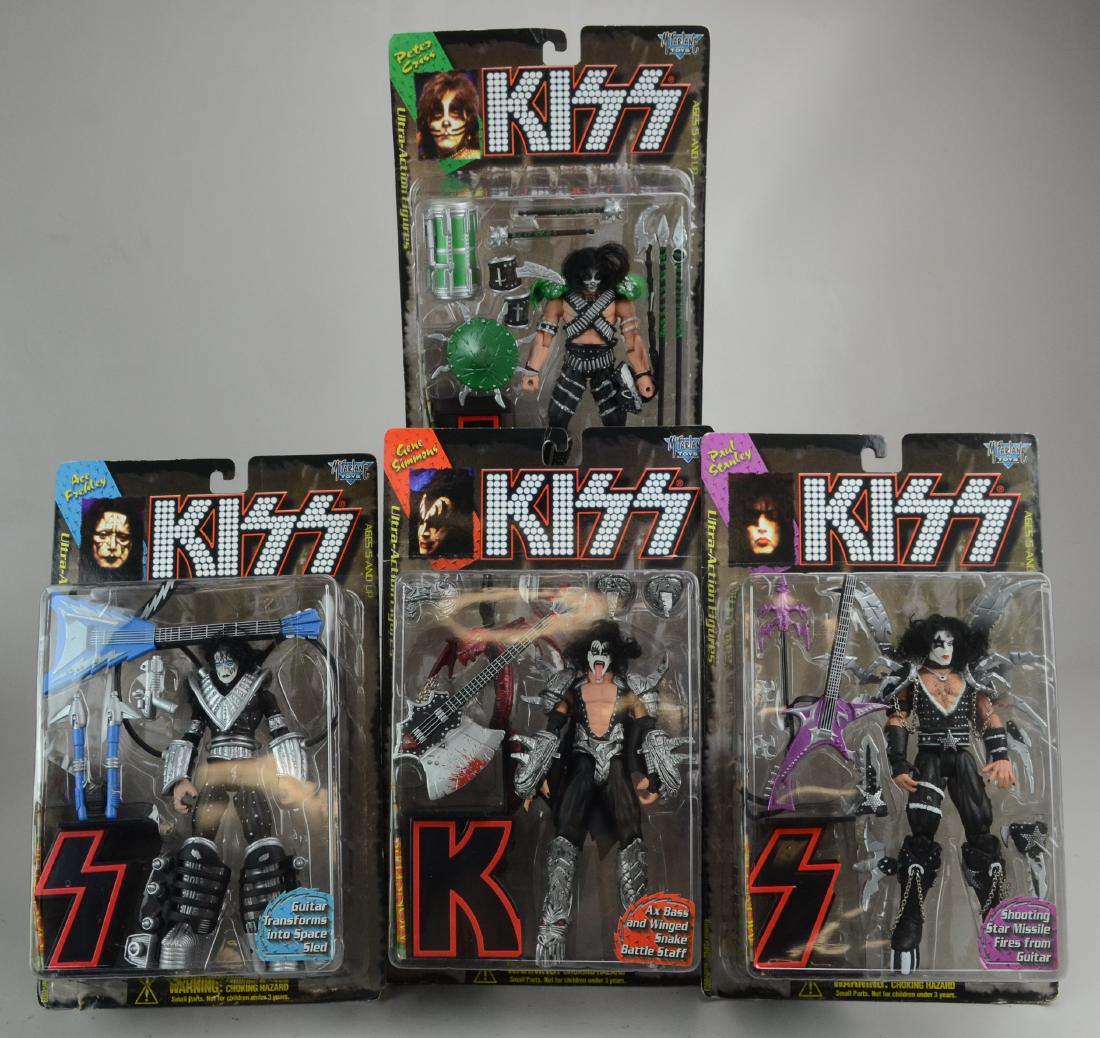 (4) Kiss McFarlane Ultra Action Figures: (4) Kiss McFarlane Ultra Action Figures, Gene Simmons, Ace Frehley, Peter Criss, Paul Stanley, in original packaging