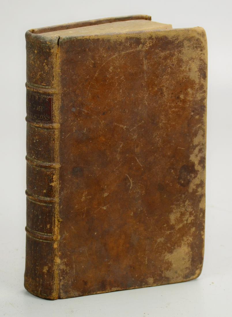 Jonathan Edwards, "A Treatise Concerning Religious: Jonathan Edwards, "A Treatise Concerning Religious Affections" (Elizabethtown, S. Kollock 1787); contemporary calf; First New Jersey Edition of the legendary evangelist's work on Christian conversion.