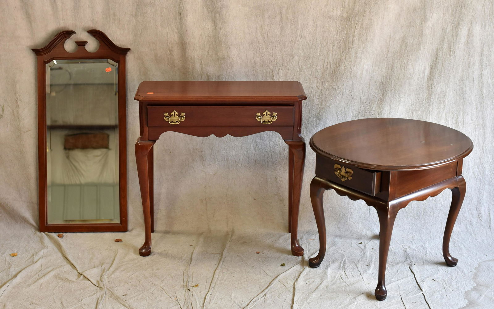 Pennsylvania House Queen Anne Style Console W Mirror Aug 20