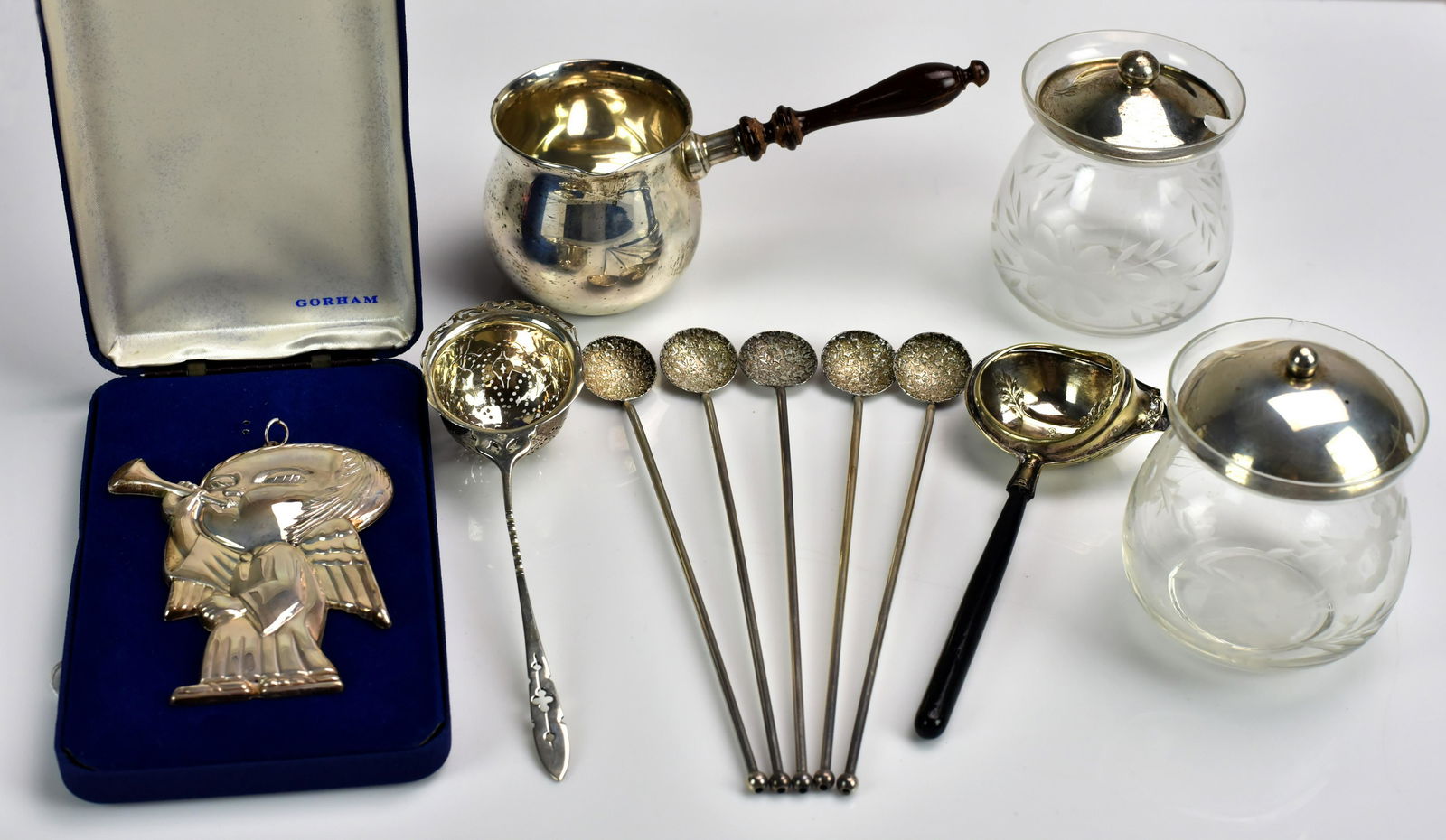 Sterling Silver Items Including Tea Strainer (1 of 1)