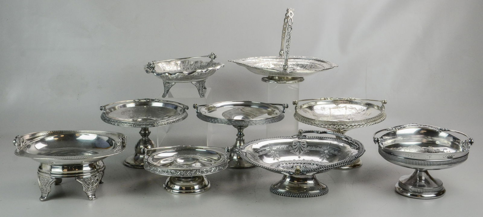 (9) Silverplate Baskets (1 of 1)
