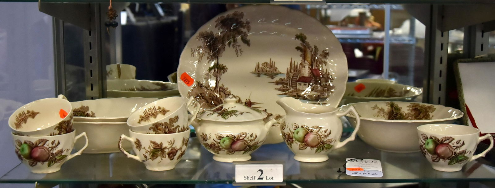 Shelf #2 - Johnson Bros Old Mill Dinnerware (1 of 1)