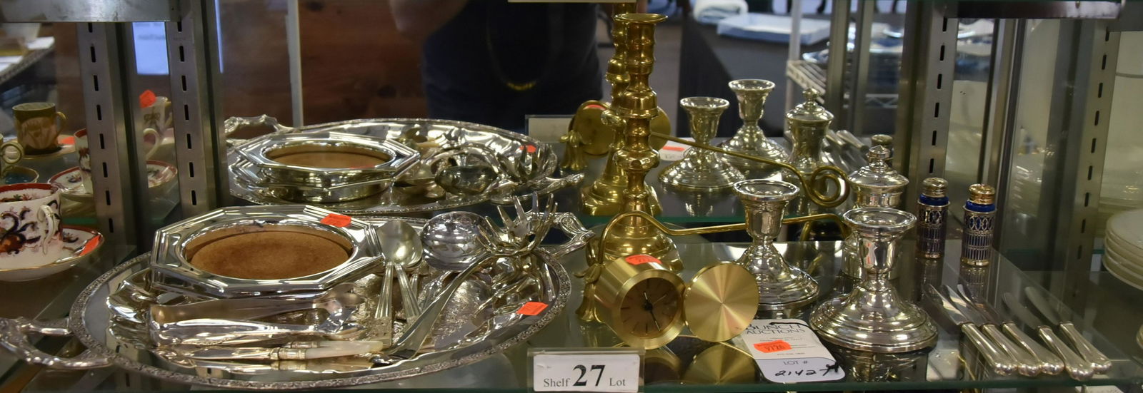 Shelf #27 - Sterling, Silver Plate, Brass (1 of 1)