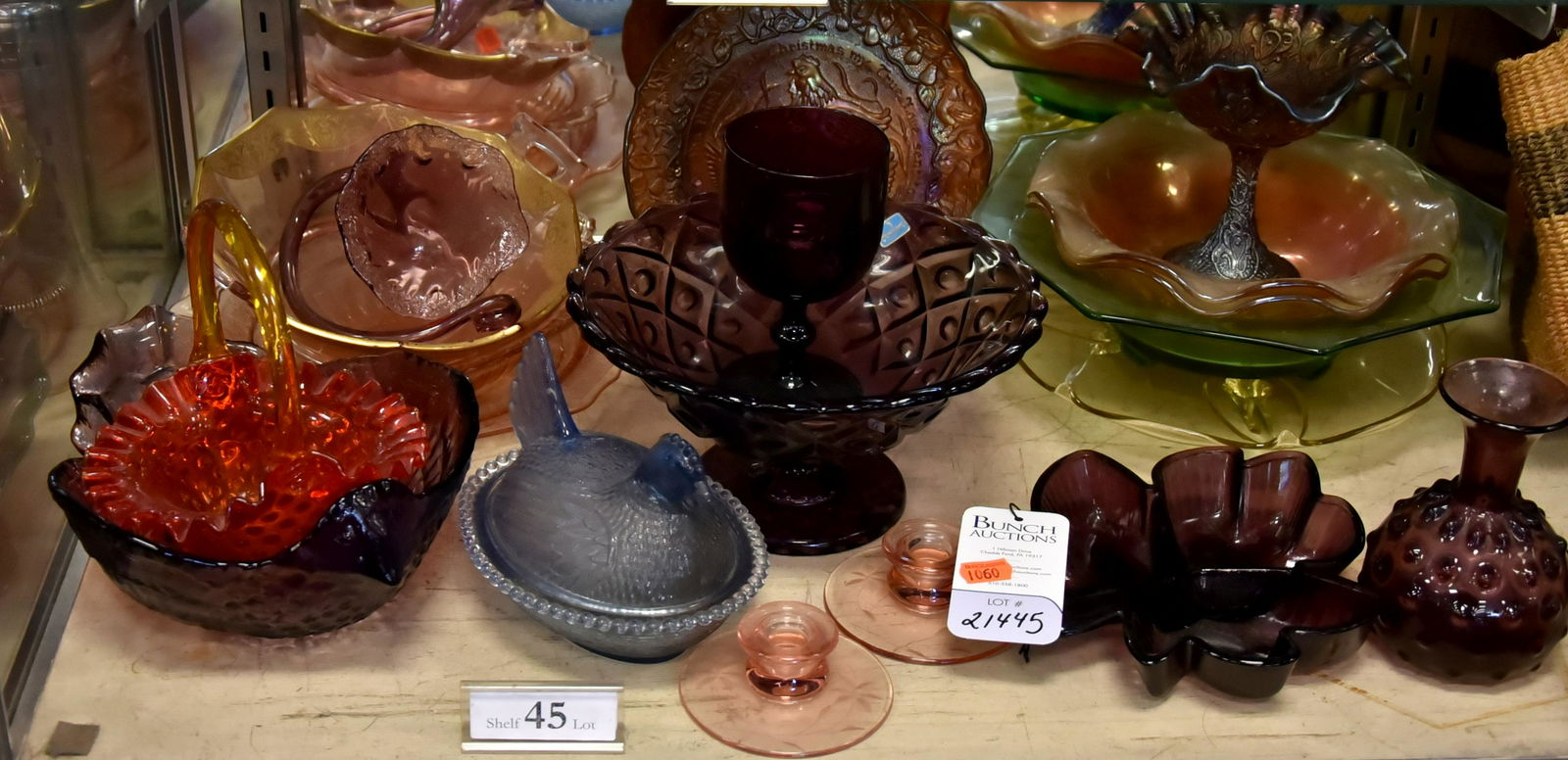Shelf #45 - Carnival & Depression Glass (1 of 1)