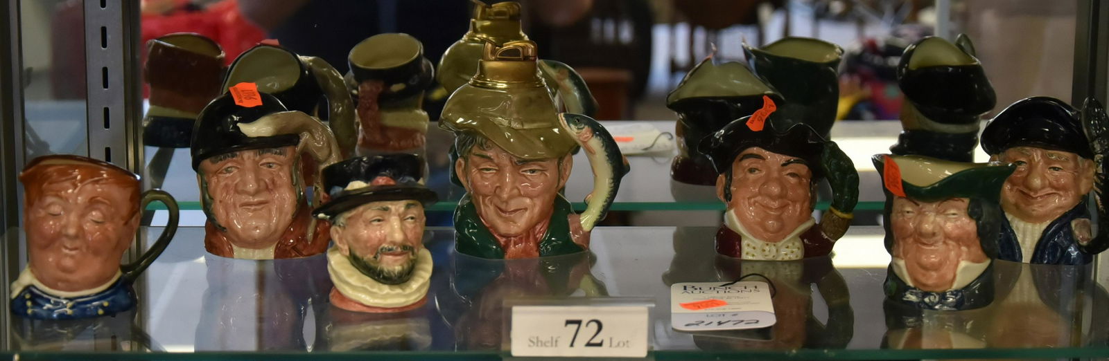 Shelf #72 - (7) Royal Doulton Toby Jugs (1 of 1)