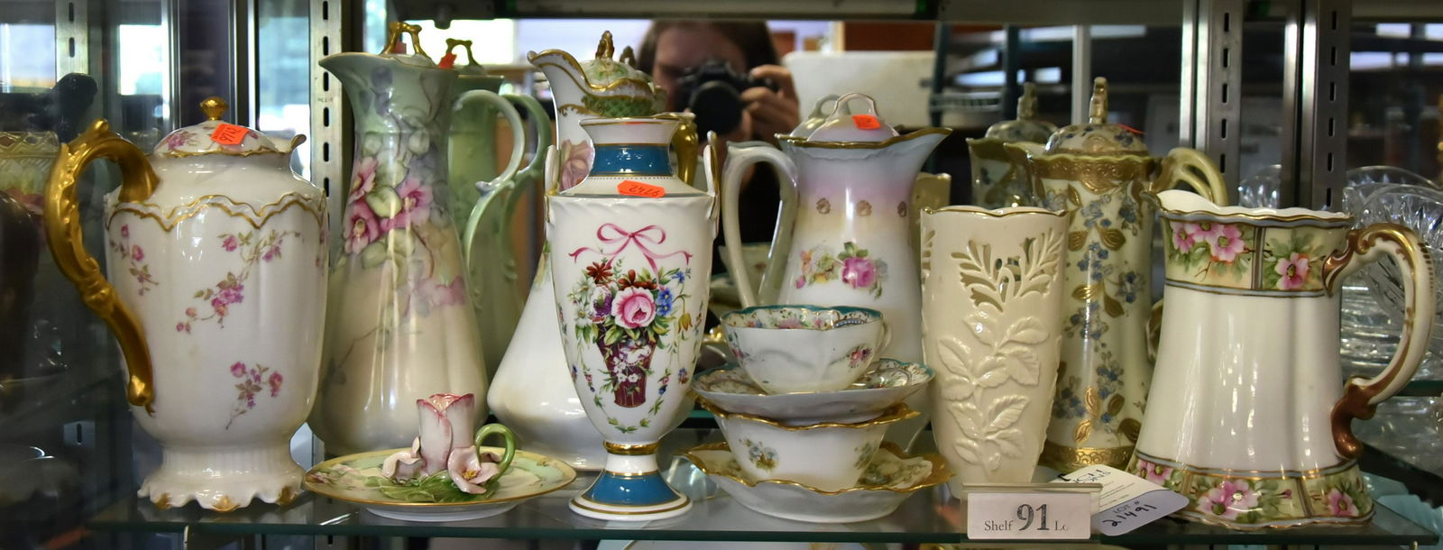 Shelf #91 - Porcelain Pitchers, Ewers and Chocolate (1 of 1)