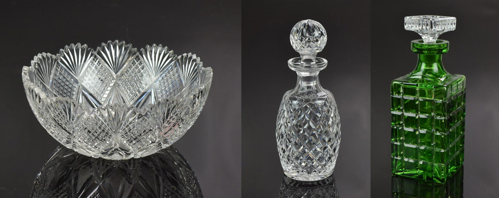 Crystal and Cut Glass Including Waterford (1 of 4)