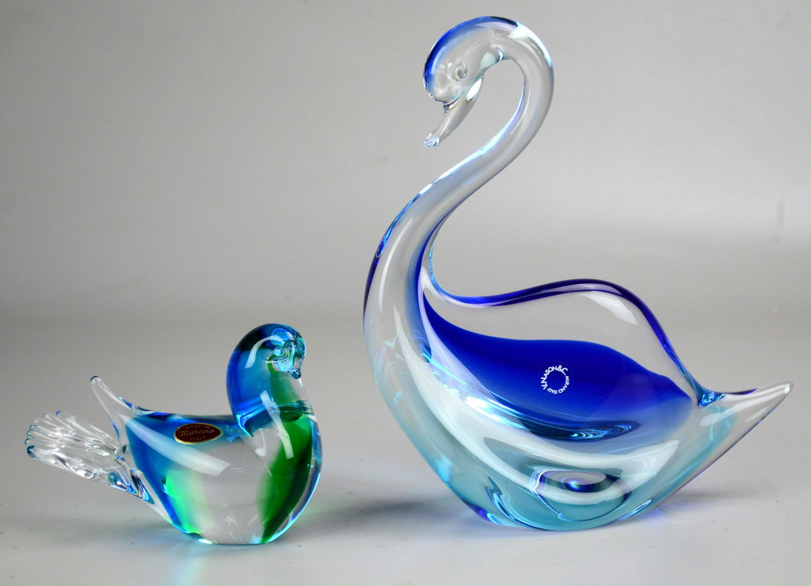 (2) Pcs. Murano glass (1 of 1)