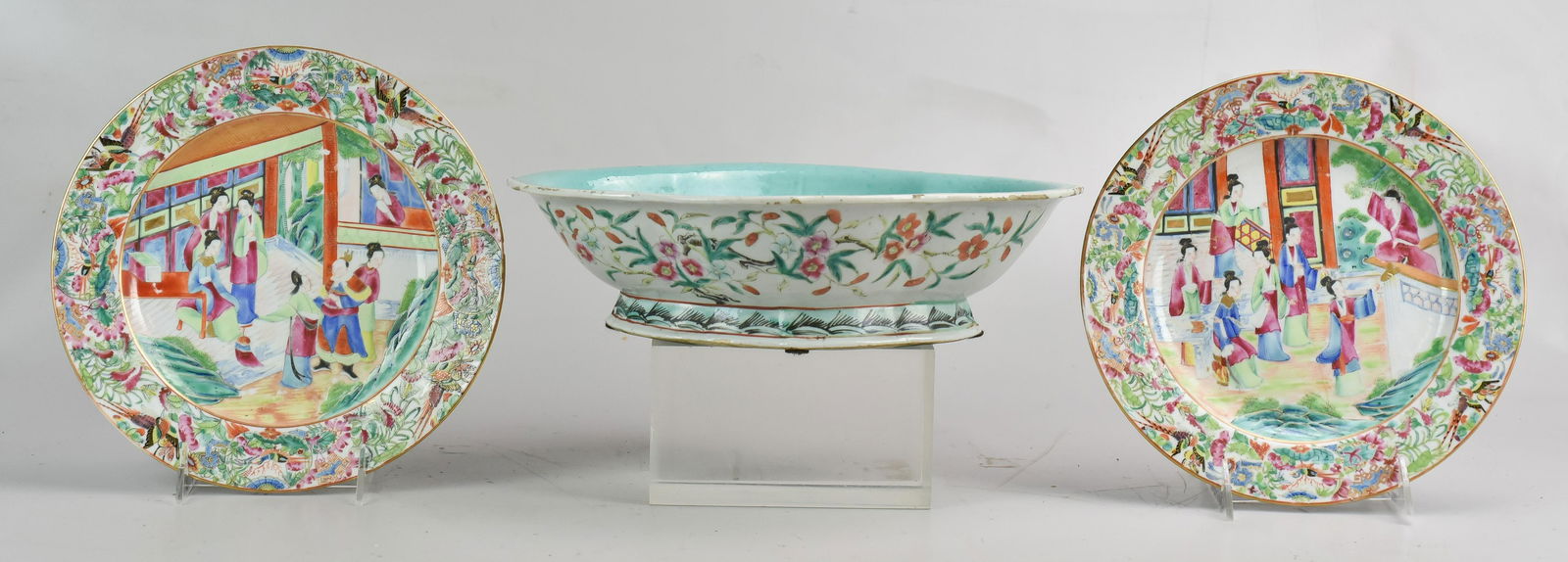 (3) Piece Asian Porcelain Grouping (1 of 10)