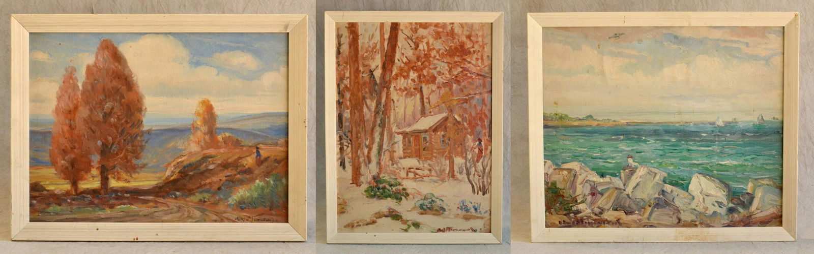 (3) American Impressionist Landscape & Seascape (1 of 7)