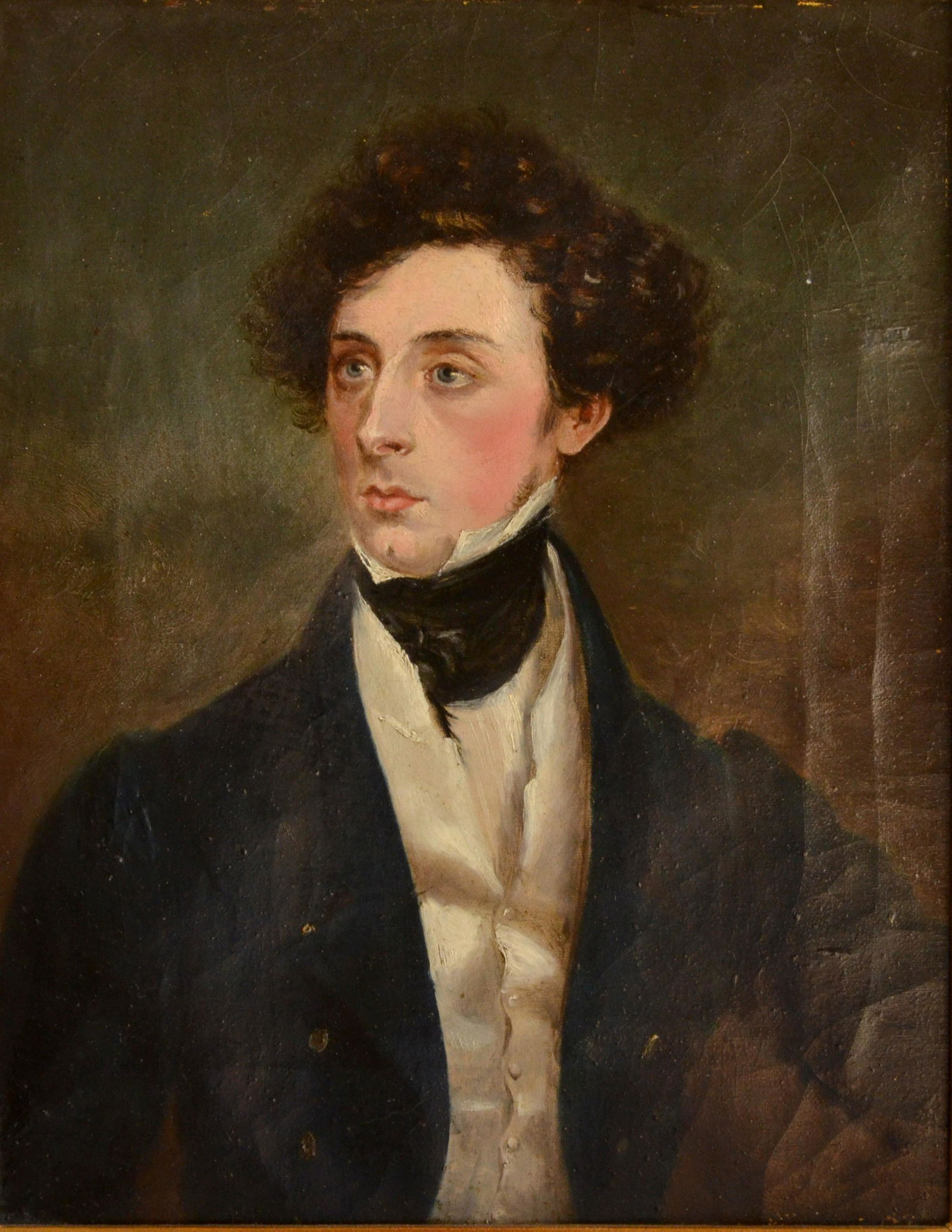 18th C. Portrait Painting of a Young Man (1 of 5)