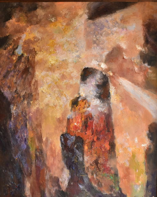 Chen Qi Large Abstract Painting Aug 20 2019 William Bunch Auctions Appraisals In Pa