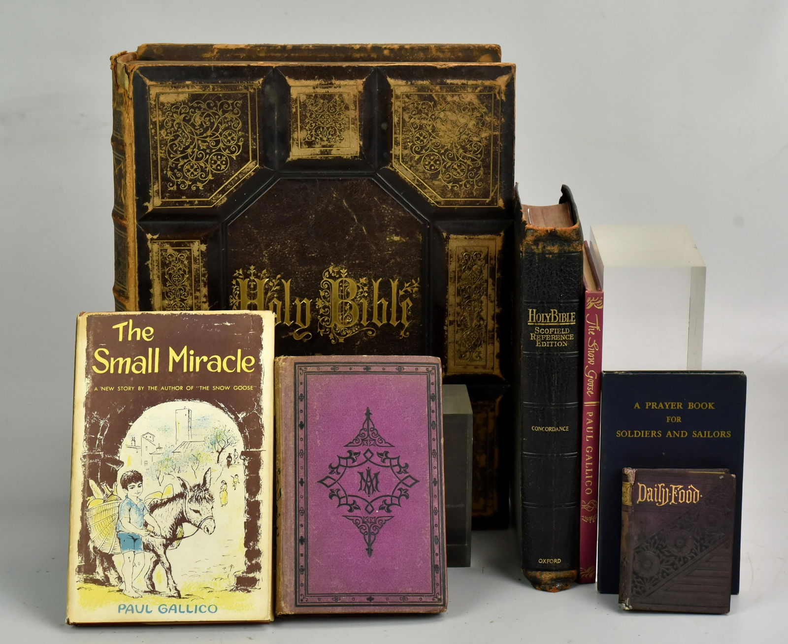 (7) Various Religious Books, Bibles (1 of 1)