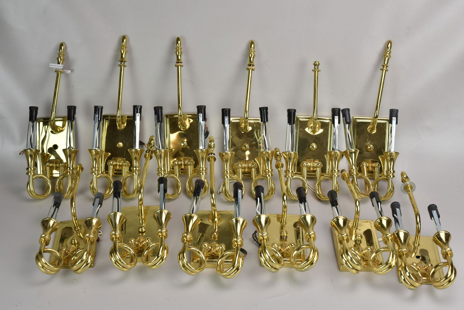 (12) Wall Brass Sconces (1 of 1)