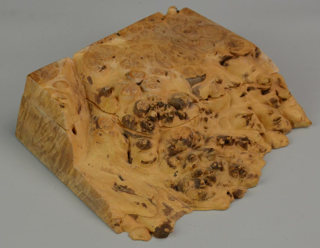 Michael Elkan Oregon Birdseye Maple Burl Dresser Box: Michael Elkan Oregon Birdseye Maple Burl Dresser Box (5-1/2" l x 5-1/2" w x 2" h)