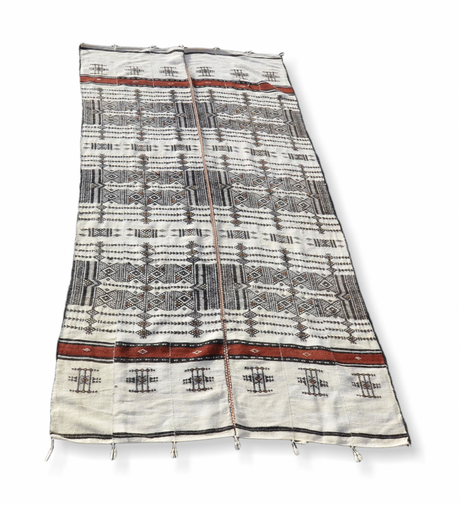 5' x 9'2" Moroccan Flat Weave Textile (1 of 2)