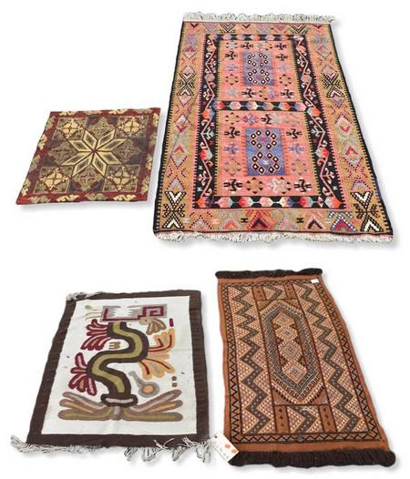 (4) Pcs. Flatweave Rugs (1 of 3)