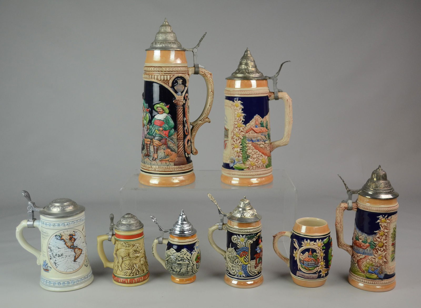 (8) Porcelain Steins/Mugs (1 of 1)