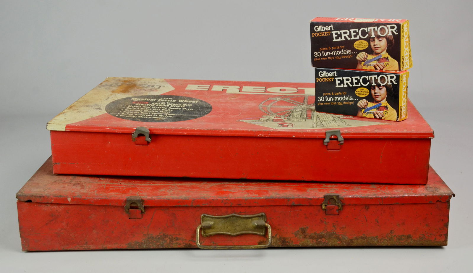 (4) Gilbert Erector Sets (1 of 1)