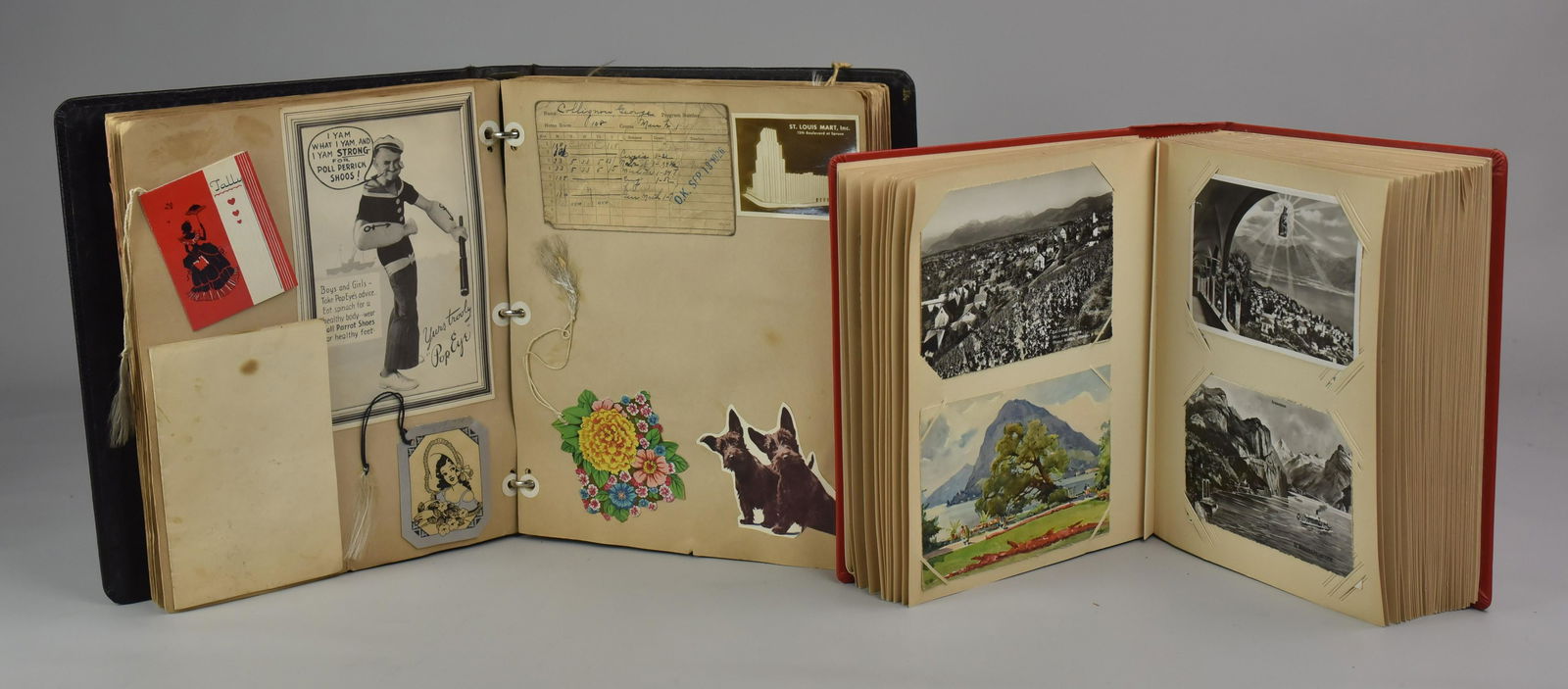 (2) "Postkarten" Album, 1930's Scrapbook (1 of 1)