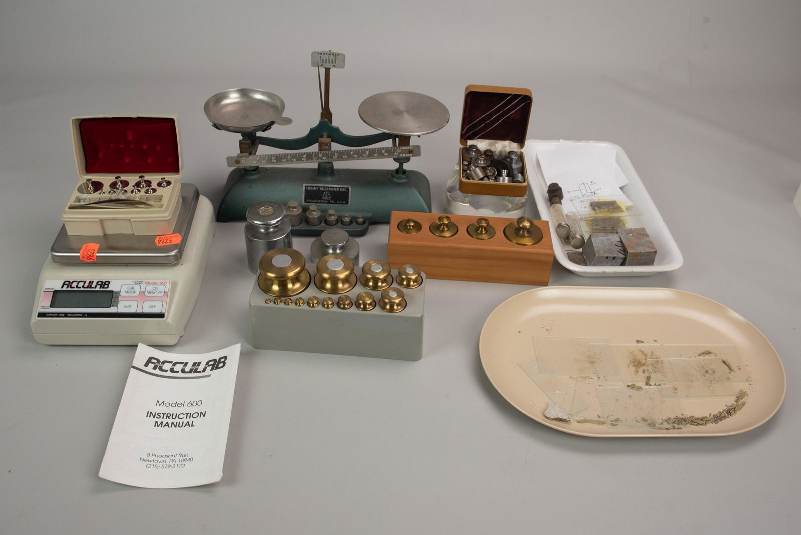Acculab and Troemner Scales, Ohaus Weights (1 of 5)
