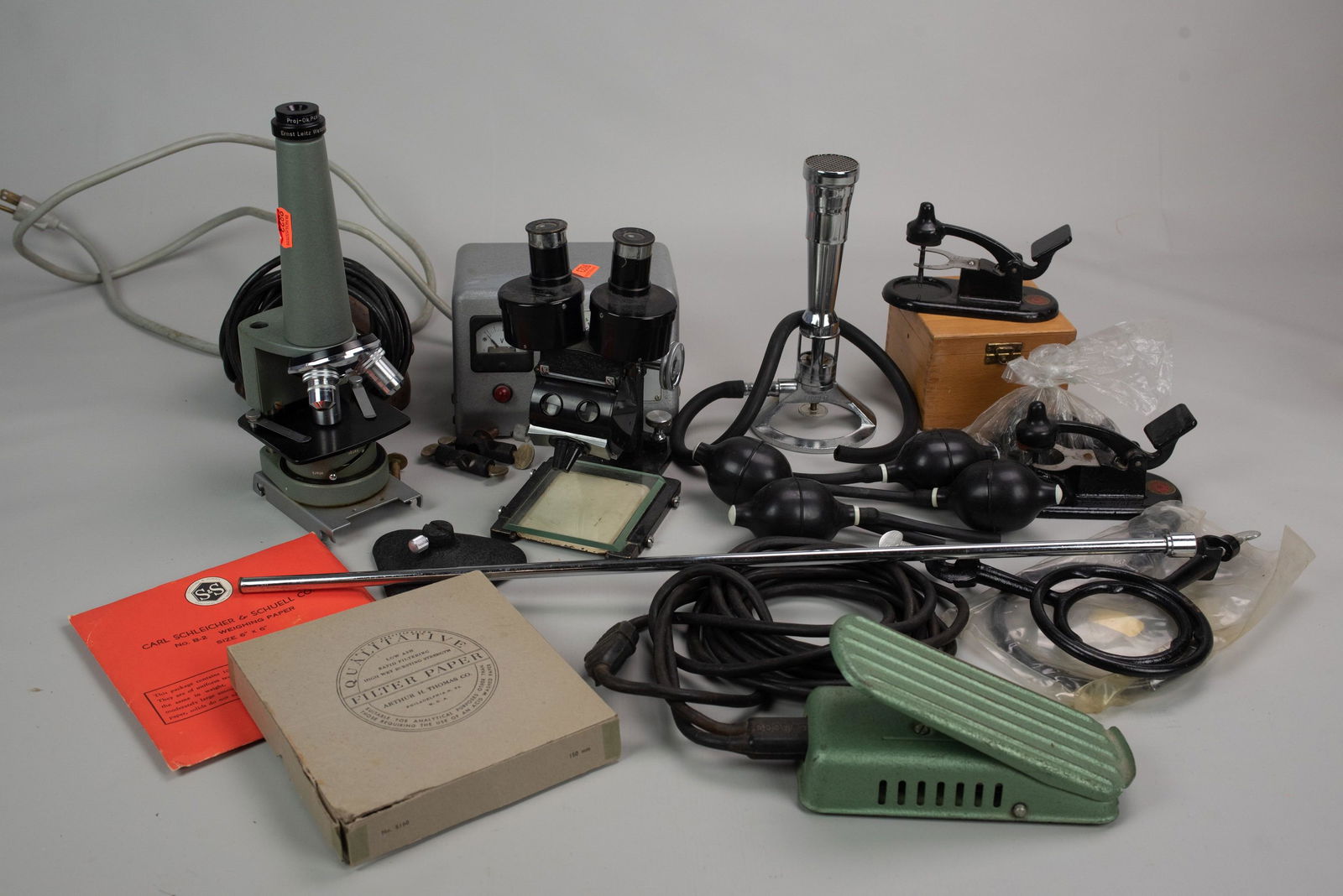 Bausch and Lomb and Ernst Leitz Wetzlar Microscopes (1 of 1)