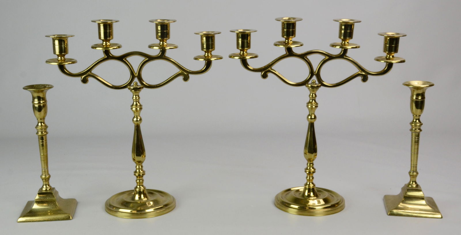 (2) Pairs of Brass Candlesticks (1 of 1)