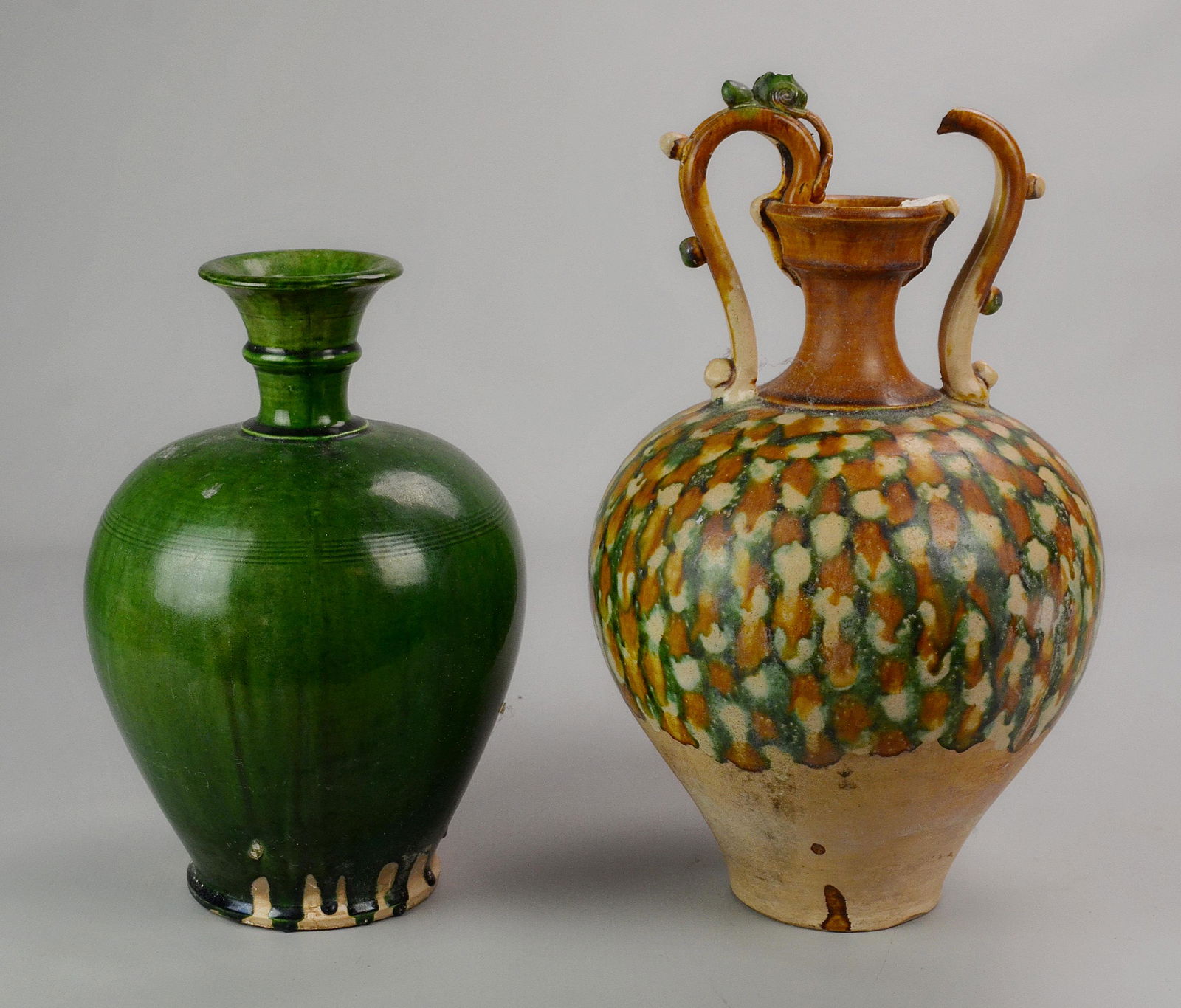 (2)  Tang Style Pottery Vessels (1 of 1)