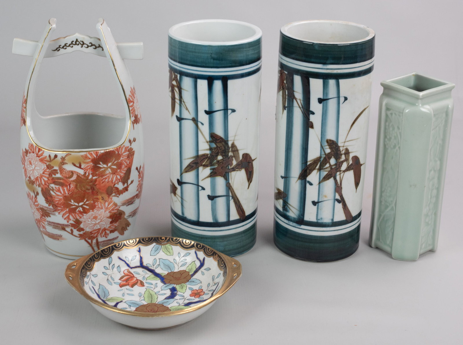 (5) Pcs Asian Porcelain (1 of 4)