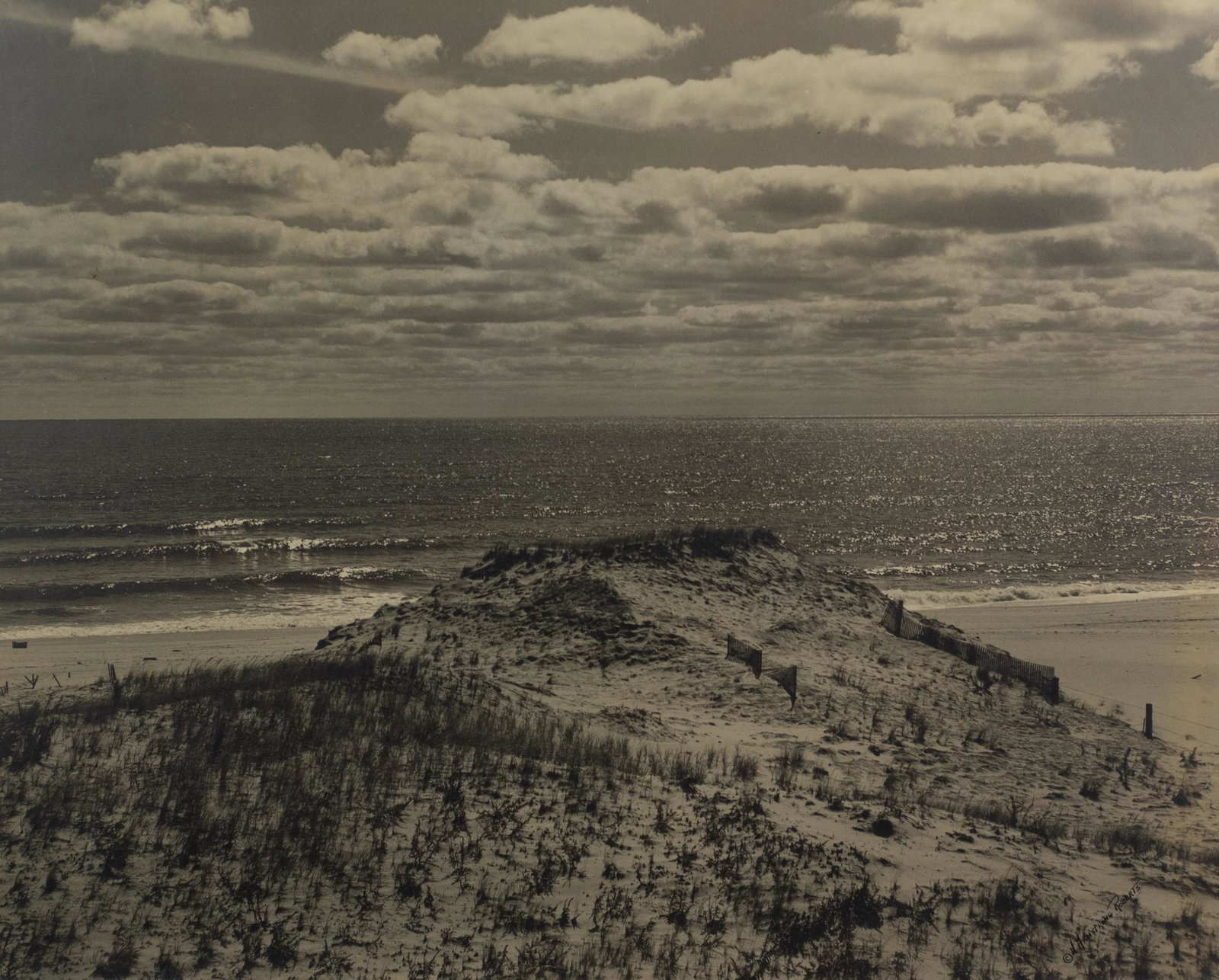 H. Armstrong Roberts Photograph "Jersey Shore": H. Armstrong Roberts (American, 1883-1947) Philadelphia Photographer, Photograph "Jersey Shore", silver gelatin print on paper, signed in ink "Copyright H. Armstrong Roberts" measures 15-5/8" X 19-3/8