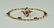 (2) Pc Lot 10KYG Ruby Diamond Ring and Bracelet