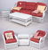 (6) pc Henry Link Trading Co white wicker patio set