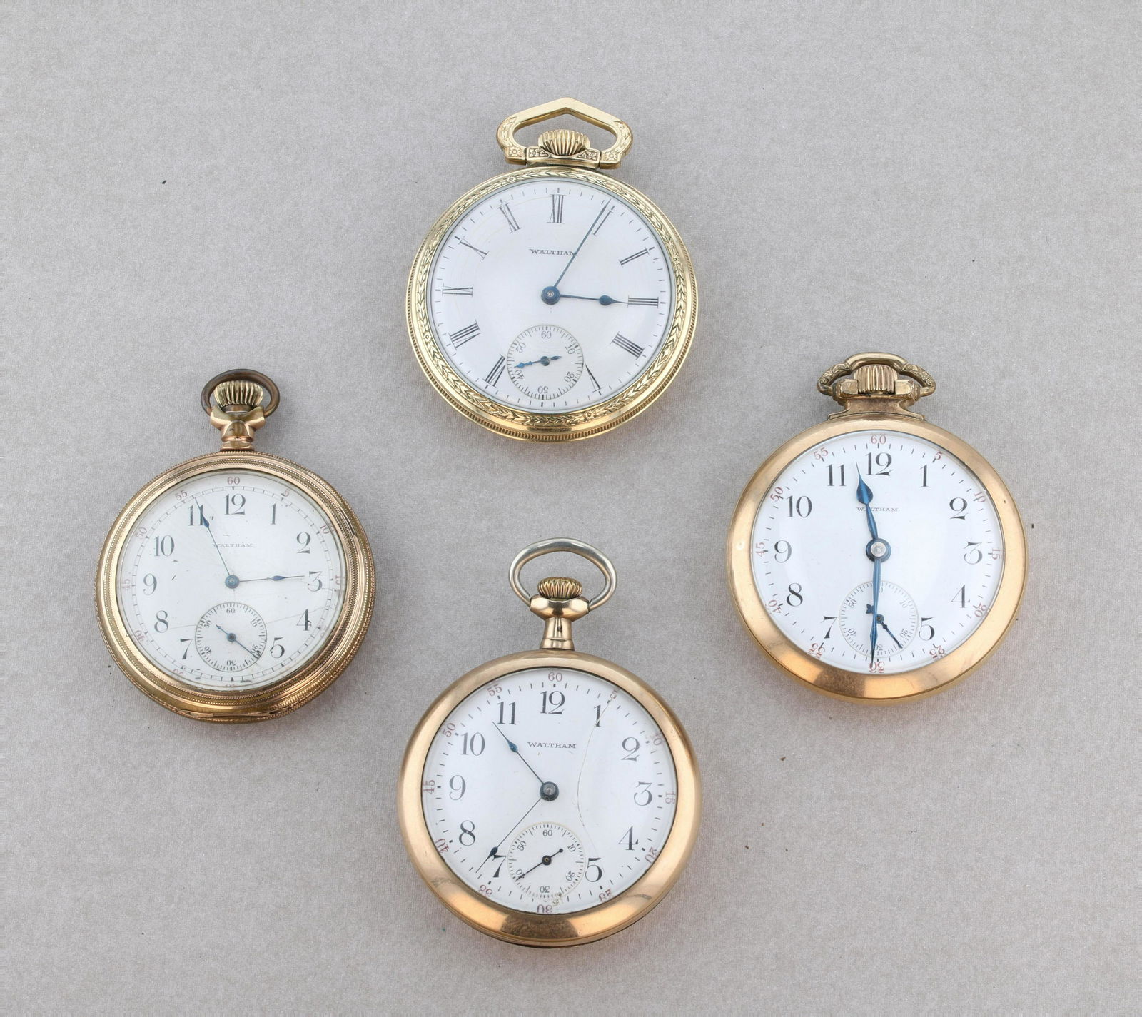 (4) Pc lot of Vintage Waltham Pocket Watches (1 of 1)