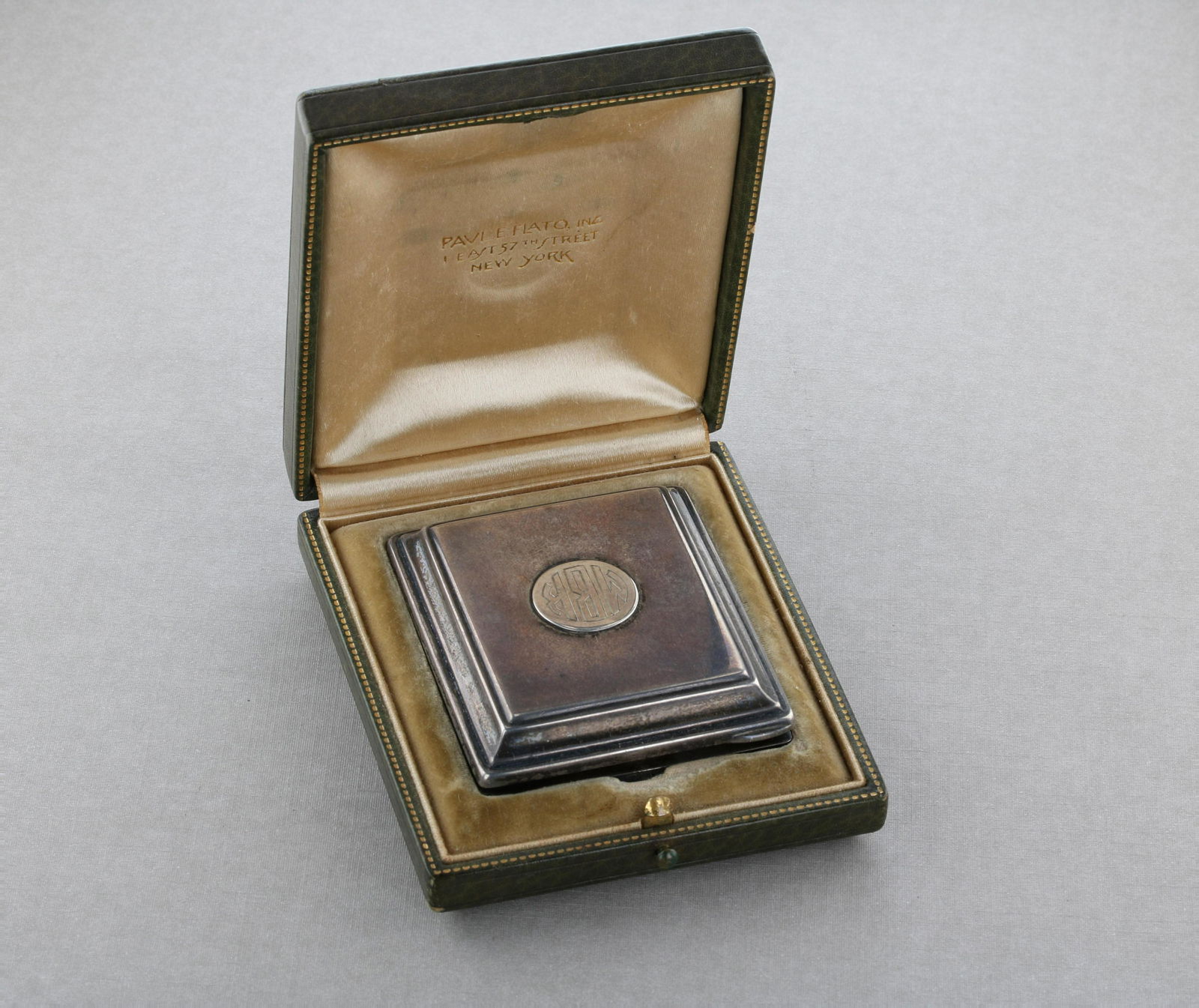 Sterling Silver 8 Day Travel Clock in Org. Box (1 of 2)