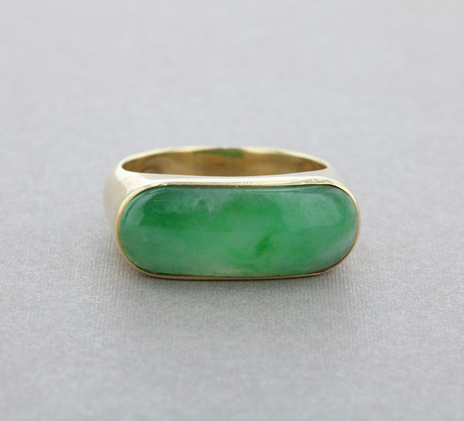 14K Yellow Gold Jade Ring (1 of 3)