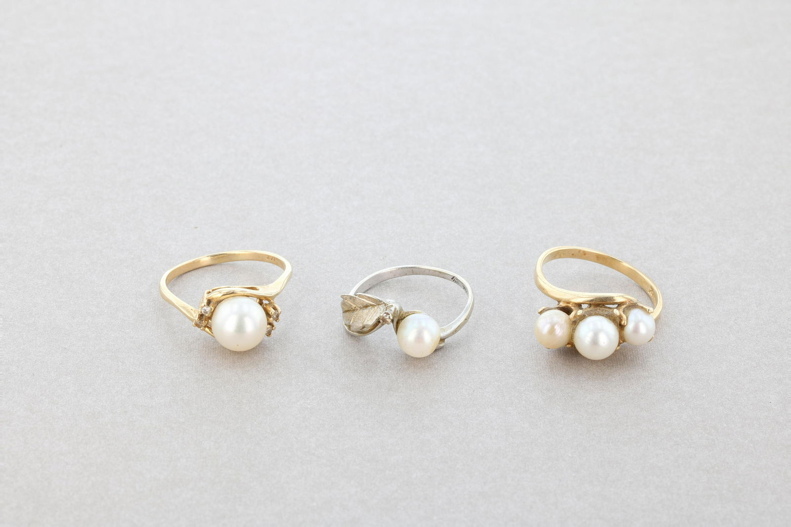 14K Gold Pearl Rings (1 of 1)
