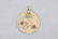 14K Custom Made Bon Voyage Round Medal