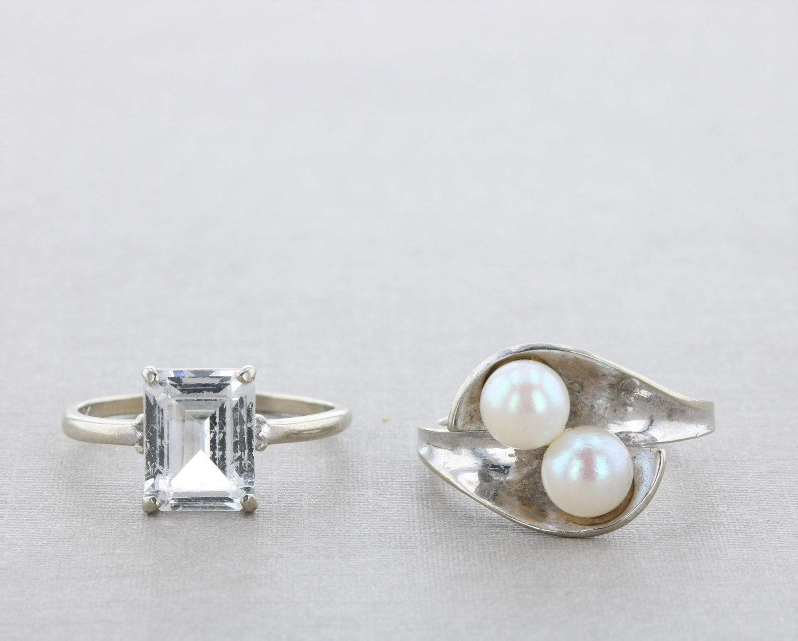 10K White Gold Ladies Rings (1 of 2)