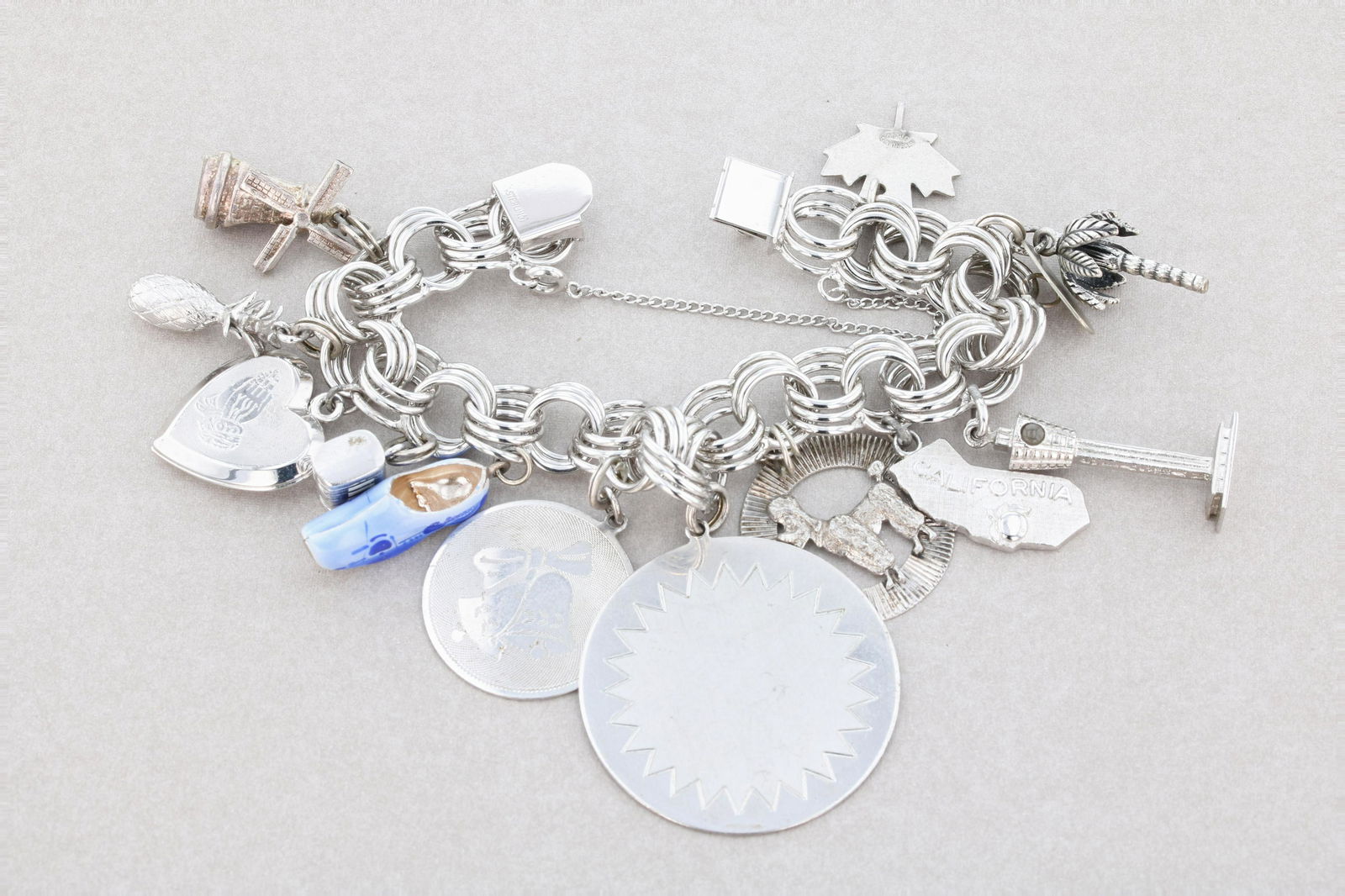 Sterling Silver Charm Bracelet (1 of 1)