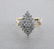 14K Yellow Gold Diamond Cocktail Ring