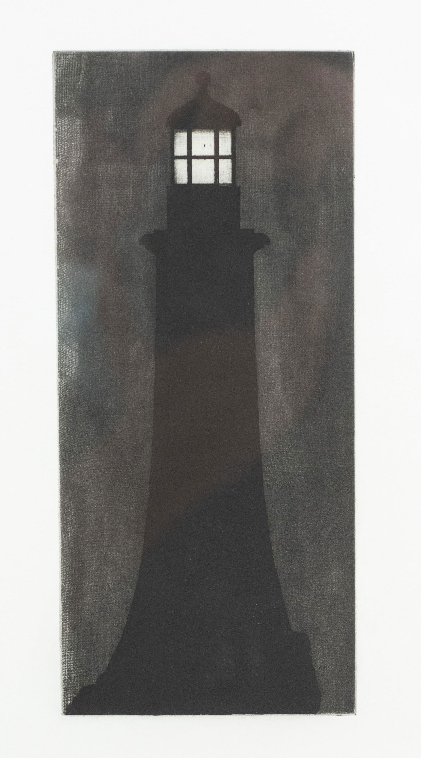 Robert Moskowitz Etching "Eddystone": Robert Moskowitz (American, 1935-2001), etching "Eddystone", etching and aquatint, pencil signed "RM 2001", edition 2/18, measures 11-3/4" x 8-7/8" plate, sheet size 19-3/4" x 14-1/4", framed 22-1/2"