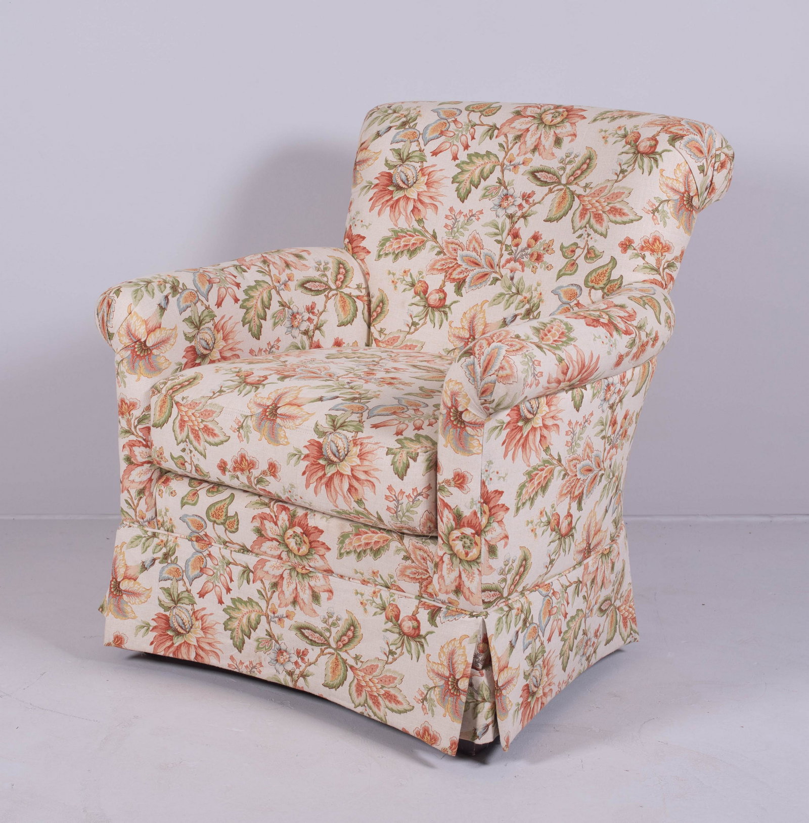 King Hickory upholstered lounge chair: King Hickory upholstered lounge chair, 36" h, seat height 21-1/2" w