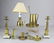 (9) Pcs Brass Table Items