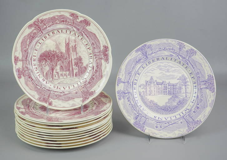 (13) Wedgwood Williams College Plates