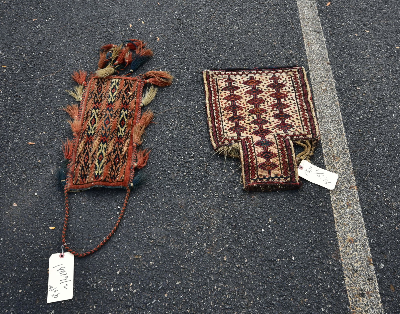 (2) 9' x 1'8", 1'4" x 1'10" Saddlebag & Mat: (2) 9' x 1'8", 1'4" x 1'10" Saddlebag & Mat