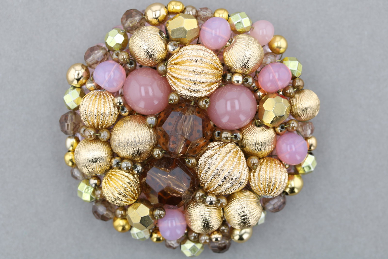 Coppola & Toppo Round Brooch: Coppola & Toppo Round Brooch, 3" d